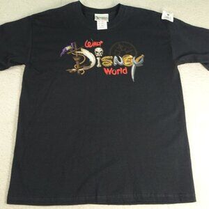 NWT Pirates of the Caribbean Black T-Shirt Kids Lg
